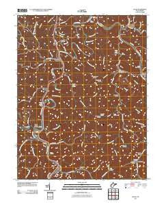 Julian West Virginia Historical topographic map, 1:24000 scale, 7.5 X 7.5 Minute, Year 2011