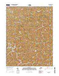 Julian West Virginia Historical topographic map, 1:24000 scale, 7.5 X 7.5 Minute, Year 2014