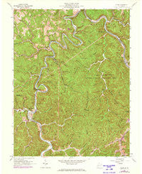 Julian West Virginia Historical topographic map, 1:24000 scale, 7.5 X 7.5 Minute, Year 1962