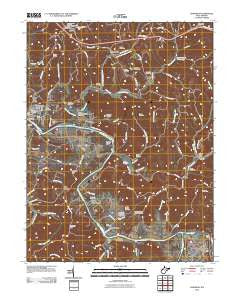 Kanawha West Virginia Historical topographic map, 1:24000 scale, 7.5 X 7.5 Minute, Year 2010