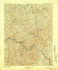 Kanawha Falls West Virginia Historical topographic map, 1:125000 scale, 30 X 30 Minute, Year 1901