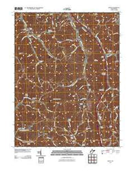 Kenna West Virginia Historical topographic map, 1:24000 scale, 7.5 X 7.5 Minute, Year 2011