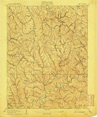 Kenna West Virginia Historical topographic map, 1:62500 scale, 15 X 15 Minute, Year 1907
