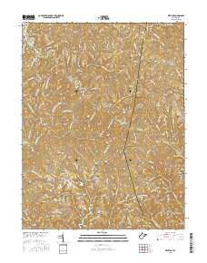 Kentuck West Virginia Current topographic map, 1:24000 scale, 7.5 X 7.5 Minute, Year 2016