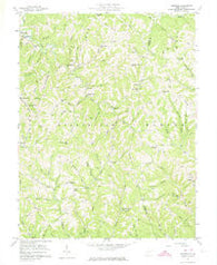 Kentuck West Virginia Historical topographic map, 1:24000 scale, 7.5 X 7.5 Minute, Year 1957