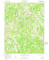 Kentuck West Virginia Historical topographic map, 1:24000 scale, 7.5 X 7.5 Minute, Year 1957
