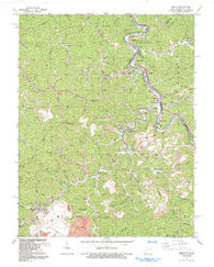 Kermit West Virginia Historical topographic map, 1:24000 scale, 7.5 X 7.5 Minute, Year 1992