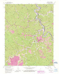Kermit West Virginia Historical topographic map, 1:24000 scale, 7.5 X 7.5 Minute, Year 1963