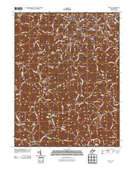 Kettle West Virginia Historical topographic map, 1:24000 scale, 7.5 X 7.5 Minute, Year 2011