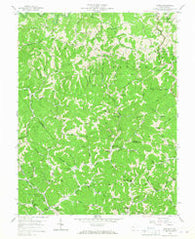 Kettle West Virginia Historical topographic map, 1:24000 scale, 7.5 X 7.5 Minute, Year 1958