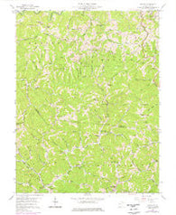 Kettle West Virginia Historical topographic map, 1:24000 scale, 7.5 X 7.5 Minute, Year 1958