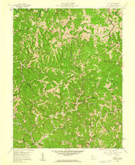 Kettle West Virginia Historical topographic map, 1:24000 scale, 7.5 X 7.5 Minute, Year 1958