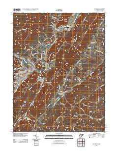 Keyser West Virginia Historical topographic map, 1:24000 scale, 7.5 X 7.5 Minute, Year 2011