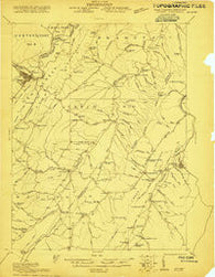 Keyser West Virginia Historical topographic map, 1:48000 scale, 15 X 15 Minute, Year 1921