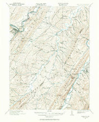 Keyser West Virginia Historical topographic map, 1:62500 scale, 15 X 15 Minute, Year 1920