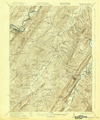 Keyser West Virginia Historical topographic map, 1:62500 scale, 15 X 15 Minute, Year 1922