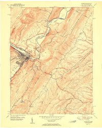 Keyser West Virginia Historical topographic map, 1:24000 scale, 7.5 X 7.5 Minute, Year 1951