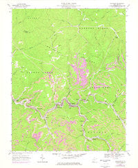 Keystone West Virginia Historical topographic map, 1:24000 scale, 7.5 X 7.5 Minute, Year 1967