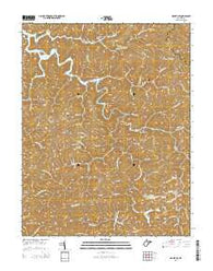 Kiahsville West Virginia Historical topographic map, 1:24000 scale, 7.5 X 7.5 Minute, Year 2014
