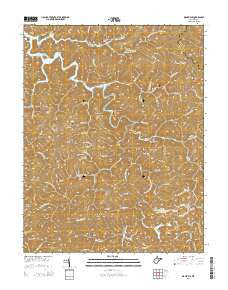 Kiahsville West Virginia Historical topographic map, 1:24000 scale, 7.5 X 7.5 Minute, Year 2014