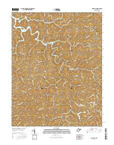 Kiahsville West Virginia Current topographic map, 1:24000 scale, 7.5 X 7.5 Minute, Year 2016