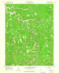 Kiahsville West Virginia Historical topographic map, 1:24000 scale, 7.5 X 7.5 Minute, Year 1962
