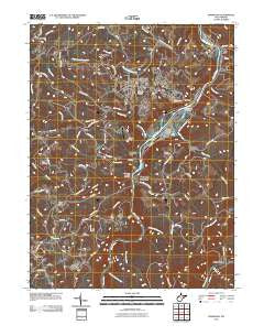 Kingwood West Virginia Historical topographic map, 1:24000 scale, 7.5 X 7.5 Minute, Year 2011