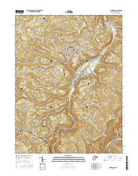 Kingwood West Virginia Current topographic map, 1:24000 scale, 7.5 X 7.5 Minute, Year 2016