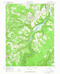 Kingwood West Virginia Historical topographic map, 1:24000 scale, 7.5 X 7.5 Minute, Year 1960