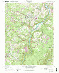 Kingwood West Virginia Historical topographic map, 1:24000 scale, 7.5 X 7.5 Minute, Year 1960