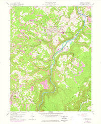 Kingwood West Virginia Historical topographic map, 1:24000 scale, 7.5 X 7.5 Minute, Year 1960