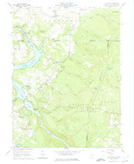 Lake Lynn Pennsylvania Historical topographic map, 1:24000 scale, 7.5 X 7.5 Minute, Year 1960