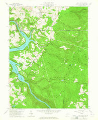 Lake Lynn Pennsylvania Historical topographic map, 1:24000 scale, 7.5 X 7.5 Minute, Year 1960