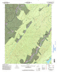 Lake Sherwood West Virginia Historical topographic map, 1:24000 scale, 7.5 X 7.5 Minute, Year 1995