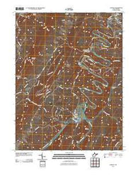 Largent West Virginia Historical topographic map, 1:24000 scale, 7.5 X 7.5 Minute, Year 2011