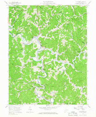 Lavalette West Virginia Historical topographic map, 1:24000 scale, 7.5 X 7.5 Minute, Year 1957