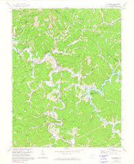 Lavalette West Virginia Historical topographic map, 1:24000 scale, 7.5 X 7.5 Minute, Year 1972
