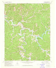 Lavalette West Virginia Historical topographic map, 1:24000 scale, 7.5 X 7.5 Minute, Year 1972