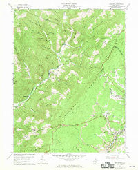 Lead Mine West Virginia Historical topographic map, 1:24000 scale, 7.5 X 7.5 Minute, Year 1959