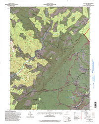Lead Mine West Virginia Historical topographic map, 1:24000 scale, 7.5 X 7.5 Minute, Year 1995