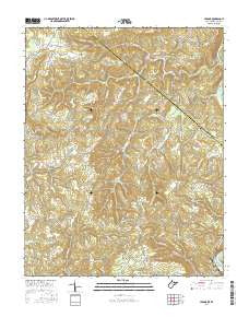 Lerona West Virginia Current topographic map, 1:24000 scale, 7.5 X 7.5 Minute, Year 2016