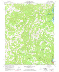 Lerona West Virginia Historical topographic map, 1:24000 scale, 7.5 X 7.5 Minute, Year 1968