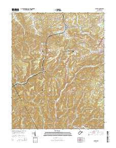 Lester West Virginia Historical topographic map, 1:24000 scale, 7.5 X 7.5 Minute, Year 2014