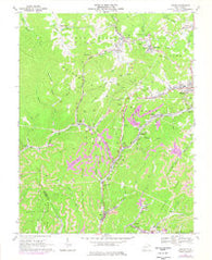 Lester West Virginia Historical topographic map, 1:24000 scale, 7.5 X 7.5 Minute, Year 1967