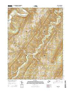 Levels West Virginia Historical topographic map, 1:24000 scale, 7.5 X 7.5 Minute, Year 2014