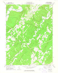 Levels West Virginia Historical topographic map, 1:24000 scale, 7.5 X 7.5 Minute, Year 1973