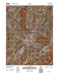 Lewisburg West Virginia Historical topographic map, 1:24000 scale, 7.5 X 7.5 Minute, Year 2011