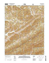 Lindside West Virginia Historical topographic map, 1:24000 scale, 7.5 X 7.5 Minute, Year 2014