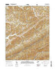 Lindside West Virginia Current topographic map, 1:24000 scale, 7.5 X 7.5 Minute, Year 2016
