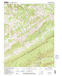 Lindside West Virginia Historical topographic map, 1:24000 scale, 7.5 X 7.5 Minute, Year 1998
